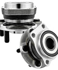Pair Front Wheel Bearing And Hub Assembly Replacement For Subaru Outback 2005 To 2014 And Subaru Legacy 2005 To 2014 Plug And Play Hub Bearing Kit With OEM Quality Materials, showing detailed view
