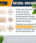 Instructions for using Fluted Birch Hardwood Dowel Pins 6mm By 30mm And Quarter Inch By One Point One Eight Inch