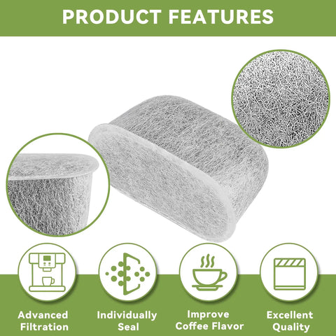 Water Filter Replacement And Housing For Ninja ES701 ES601 Espresso Machines Easy Install Kit close-up of filter material