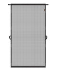 Hanging Screen Door For 36x80 Openings With 38x81 Curtain Size, Upgraded Fiberglass Mesh, Tension Rod, Hook And Loop, Gray front view