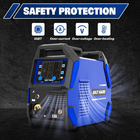 Six In One 250 Amp MIG Welder Workhorse For Aluminum And Steel Dual Voltage 110 And 220 Volt Portable Welding Machine
