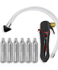 Top Shelf AC Drain Line Cleaner With Six CO2 Cartridges Lightweight Heavy Duty Drain Gun and flexible hose with six cartridges.