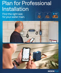 Automatic Water Leak Detector And Shutoff For Your Whole Home On The Main Line One And A Quarter Inch With 24 7 Monitoring Detects Leaks Early And Automatically Cuts Water Flow To Prevent Damage And Save You Time And Money installed on copper water line