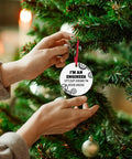 Engineer Themed Ceramic Ornament Gift For Men And Women Inspirational Christmas Ornament For Engineers on Christmas tree
