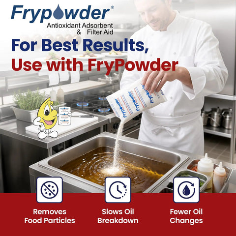 Heavy Duty Reusable Fryer Oil Filter Bag With Micro Mesh Strainer For Restaurant Kitchens used to improve cooking oil quality.