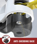 Heavy Duty Retractable Leveling Casters With Smooth Ratchet Handle Adjustment Rock Solid Industrial Build Supports Up To 551 Lbs Anti-shedding base detail.