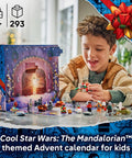 Holiday Lego Star Wars Advent Calendar 2026 Packed With Surprise Buildable Minifigures Behind Every Door featuring a boy building mini figures.