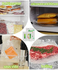 Vacuum Sealer Bags For Food 11x20 Inches Pack Of 3 Rolls, BPA Free Food Saver Storage Bags used in freezer, microwave, sous vide