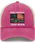 Pink Adjustable Trucker Hat For Men With Anti Sweat Band Dope Lightweight Athletic Cap Breathable Mesh Back Everyday Casual Outdoor Sports Hat For Real Style Seekers with printed slogan