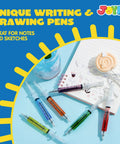 36 Pack Syringe Pens Set With Retractable Tip In Multi Color Ink Red Black Blue For Nurse Gifts Party Favors Image