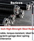 Four Pack Sixteen Inch Garage Door Winding Rods For Torsion Springs with half inch high strength steel and rubber handle