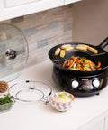 Induction Wok That Lets You Dial In Temp From 100°F To 575°F In 5° Increments For Wok Hei Flavor, 14-Inch Carbon Steel Wok Included
