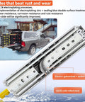 Beefy Heavy Duty Drawer Slides With Lock 28 Inch 500Lb Three Fold Full Extension Ball Bearing Replacement visible on a snowy surface