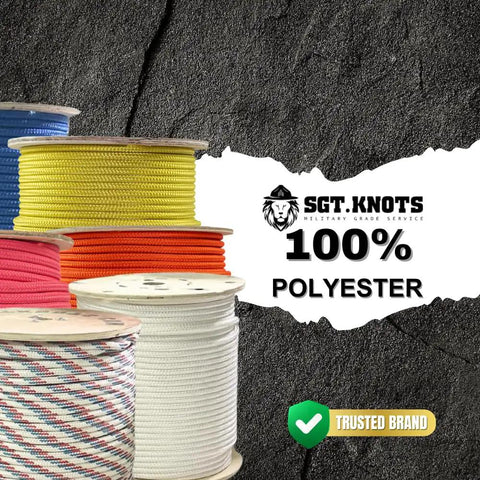 Heavy Duty Double Braided Polyester Rope For Tree Rigging And Arborist Work Rugged Outdoor Utility Rope For Pulling Felling