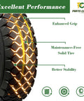 Two Pack 4.10 3.50 4 Tire And Inner Tube Set With Bent Valve Stem Fits Lawn Mowers Hand Trucks Wheelbarrows Snow Blowers Generators Go Karts Plus Patch Kit highlighted with excellent performance features.