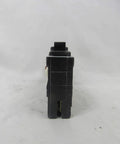 Side view of Br Series 1 Pole Arc Fault Breaker 15 Amp Electrical Circuit Breaker Black 3 By 3 By 2 Inch in black color