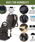 Hardcore Single Shoulder Tactical Sling Bag For Rapid Weapon Shouldering, Built Tough With Ripstop Nylon, detailed materials.