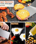 Camping Ready 27 Piece Griddle Accessories Kit For Flat Top Grills With Melting Dome Includes Long Spatula Slotted Spatula