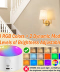 Wireless Battery Operated Wall Sconce Set Of Two With Remote Control Dimmable Indoor Wall Mounted Lamps Rechargeable Bulbs