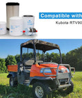 All-In-One Kubota RTV900 Maintenance Filter Kit Pro-Grade Hydraulic Engine And Fuel Filters with RTV900 tractor outdoors