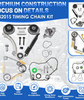 Chevy Ecotec Timing Chain Kit With Water Pump 2.2L 2.4L Direct Fit For Equinox Malibu Captiva Lacrosse Verano HHR Cobalt Regal
