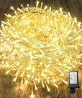 240 LED 88ft connectable string lights indoor outdoor warm white fairy lights with timer for bedroom patio wedding tree decor