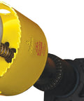 Core Ejector For 5-1/4 Inch To 8-9/32 Inch Hole Saws attached to drill, Pro Grade Drill Accessory For Reducing Cut Depth And Easing Core Removal, Fits 133mm To 210mm Saws, Durable US Made Tool