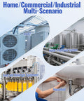 Home, commercial, industrial multi-scenario use in HVAC, water treatment, food equipment, household plumbing.