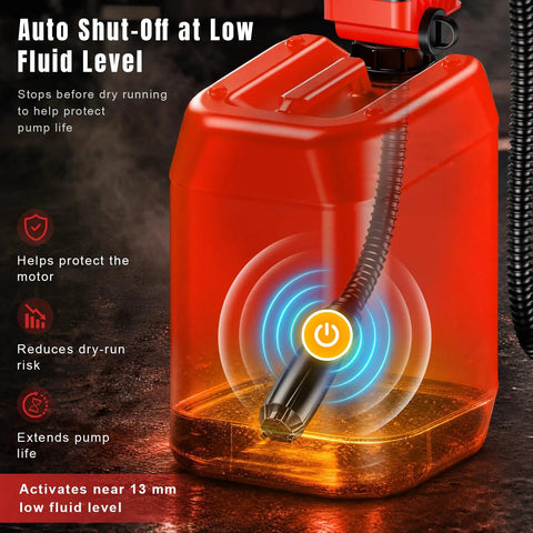 Tough As Nails Cordless Gas Can Pump Delivers 3.7 Gpm Flow Without A Single Sweat Perfectly for rig ready sites with auto shut-off.