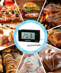 Digital Oven Thermometer With LCD Display Up To 572F 300C Heat Resistant And Ultra Accurate Temperature Readout for Cooking