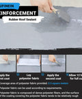 Flexible Rubber Waterproof Sealant That Flexes Through Cracks And Beats Wet Weather Fast Quick Drying Elastomeric Coating For Roofs Gutters And Foundations Tough Neutral Gray 53 Oz applied to roof with brush