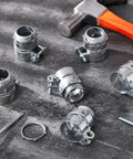 20 Pack Three Quarters Inch Squeeze Connectors For FMC Flexible Metal Conduit And EMT Electrical Conduit Fittings Indoor Use