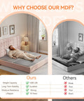 Image comparing Full Size Bunkie Board 54X75 delivers flat out sturdy support with other bed foundations for stability.