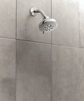 Wall-mounted Eight Function Showerhead With High Pressure Massage Modes, Chrome Finish, Easy Install That Connects To Your Existing Shower Arm