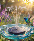 Three Point Five Watt Solar Fountain Kit For Bird Bath And Garden Pond Upgraded 2026 Model With Three Fixed Brackets, Multiple Nozzles