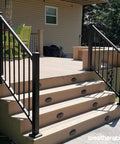 Stanford Aluminum Railing Brackets For Indoor And Outdoor Use, Built To Last And No Fuss, Durable Black Textured Finish