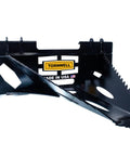 Industrial Grade Stump Bucket Attachment For Skid Steer With Serrated Edge And AR400 Tip Heavy Duty Root Grapple