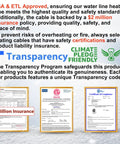 CSA & ETL certified documents for Water Pipe Heat Tape, insurance policy details, Transparency code for product authenticity.