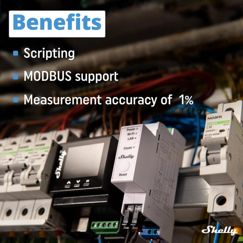Heavy Duty 3 Phase Smart Energy Meter Slick Setup For Precise Two Way Power Tracking Din Rail Mount close-up of benefits features