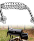Five And Three Eighths Inch Spring Handle With One Half Inch Rod For BBQ Grills And Wood Stoves Bolt On Mount Heavy Duty