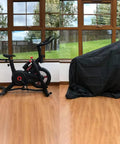All Weather Indoor Outdoor Exercise Bike Cover For Cannondale Smart Trainer Ecosystem Setup 2022 To 2025 on bike