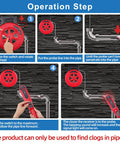 Pipe Blockage Locator And Wall Scanner For Water Pipes Up To 40 Cm Deep operation steps with probe and receiver