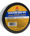 Heavy Duty Clear Insulation Seam Tape 2 Inch X 164 Feet Acrylic Adhesive Roll; transparent, hand-tearable, moisture resistant.