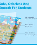 15 Pack Earth Science Posters For Middle School Classrooms Waterproof Tearproof PET Film with Water Cycle Chart