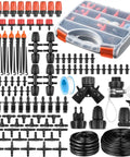 Drip Irrigation Kit 280 Pcs 147 Ft Garden Watering System With One Half Inch And One Quarter Inch Distribution Tubing Hose