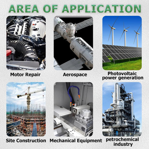Ruibapa 110-piece metric carbon steel Woodruff key kit; shows motor repair, aerospace, photovoltaic power generation