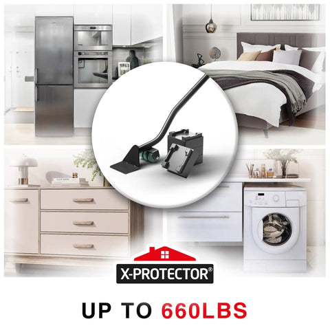 Heavy Furniture Lifter Tool For Easy Moves Premium Furniture Jack Lifter With 4.3 Inch Adjustable Height Appliance Lifter No Sweat Lifts For Sofas Couches Beds Chairs And Tables