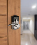 SmartCode 955 Pembroke Keypad Lever For Light Commercial Doors Keyless Entry Durable High Traffic Ready Satin Nickel Finish