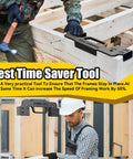 Heavy Duty 3 In 1 Multi Angle Framer With 16 Inch On Center Layout Gauge Forged From Solid Cast Aluminum Kills The Measuring Stress nails framing a structure.