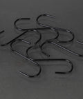 30 Pack Heavy Duty Black S Hooks 3.5 Inch Large S Shaped Metal Hanging Hooks For Kitchen Utensils Pots Pans Towels Bags Jeans Plants And More Carbon Steel Durable Organization Gear
